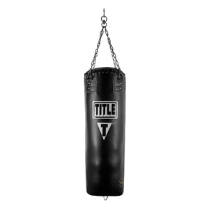 TITLE Boxing Professional Choice 125lb Leather Heavy Bag main view