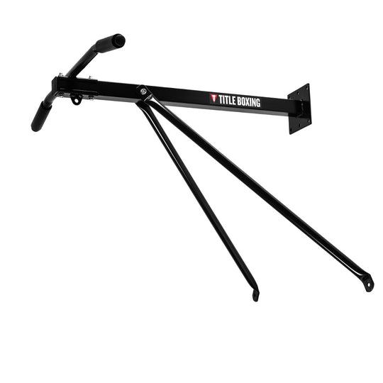 TITLE Boxing Deluxe Wall Mount Pull-Up Bar & Bag Hanger