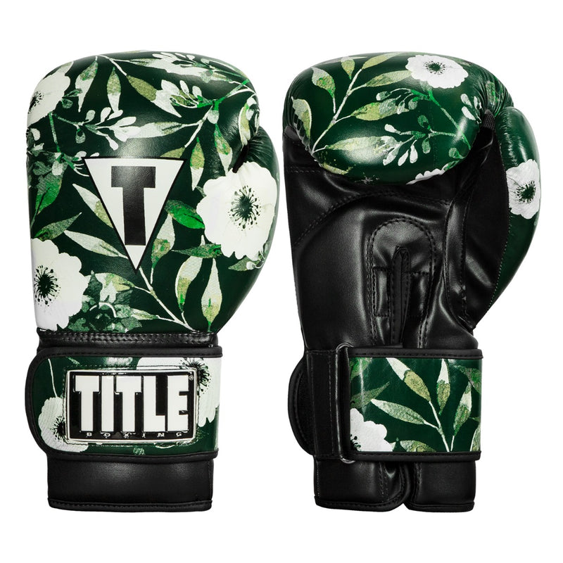 TITLE Boxing Floral Bag Gloves main view