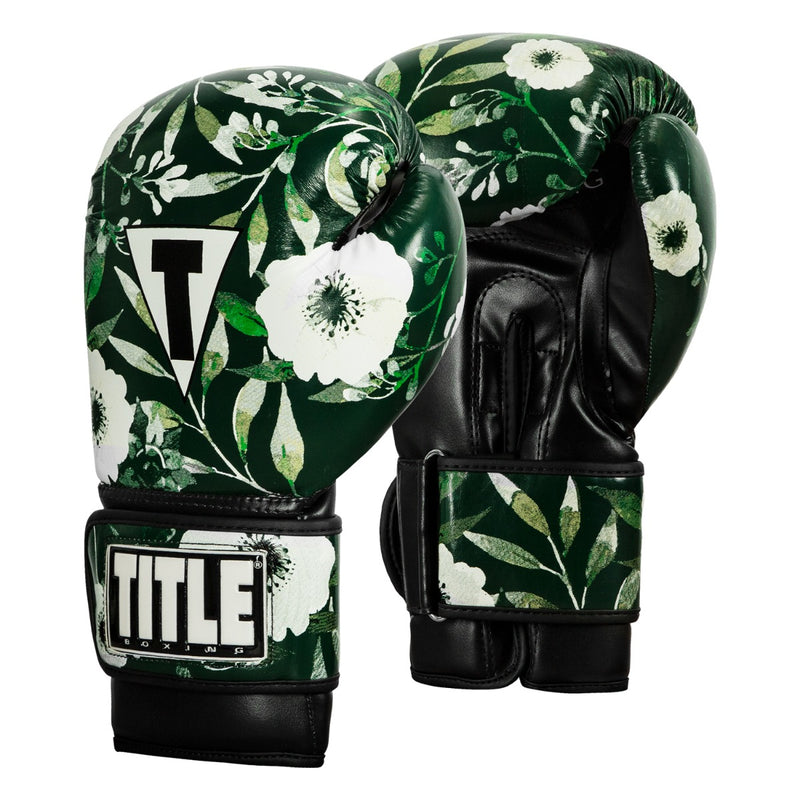 TITLE Boxing Floral Bag Gloves second view