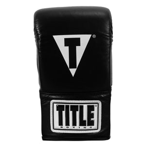 TITLE Boxing Pro Leather Bag Gloves 3.0 front view