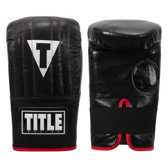 TITLE Boxing Professional Old School Leather Bag Boxing Gloves 3.0