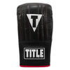 TITLE Boxing Professional Old School Leather Bag Gloves 3.0 front view