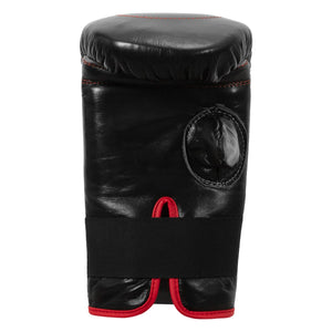 TITLE Boxing Professional Old School Leather Bag Gloves 3.0 back view