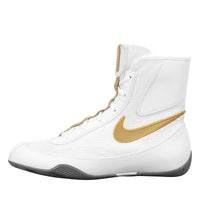 color:white/gold::Nike Boxing Shoes Machomai 2 main view