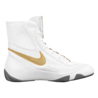 variant:white/gold::Nike Boxing Shoes Machomai 2 side view