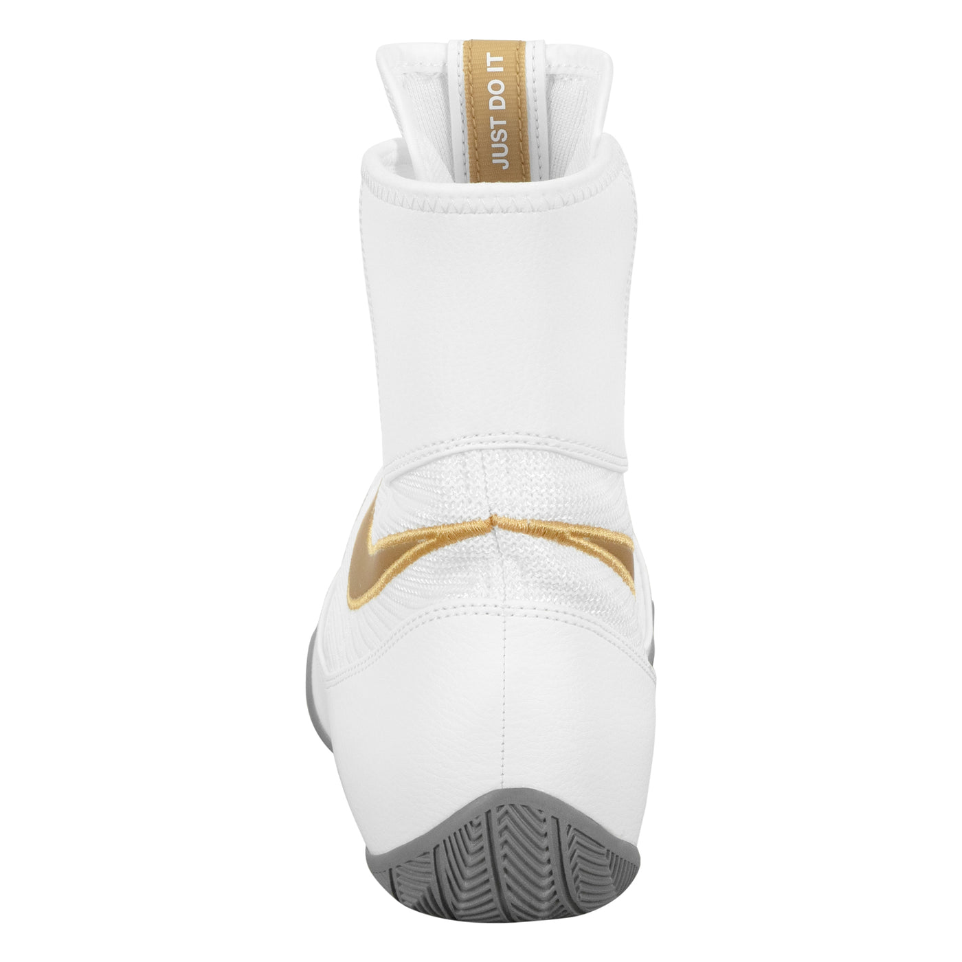 variant:white/gold::Nike Boxing Shoes Machomai 2 back view