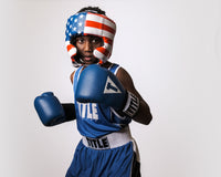 variant:usa::TITLE Boxing USA Boxing Competition Headgear - With Cheeks kid looking forward