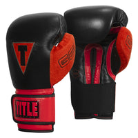 variant:black/red::TITLE Boxing All Heart Bag Gloves 2.0  side view