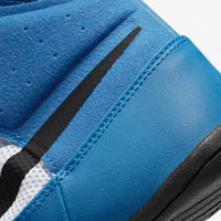 variant:Royal/White/Black::NIke Fury Boots back view heal