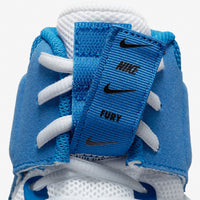variant:Royal/White/Black::Nike Fury Boots lace view with cover