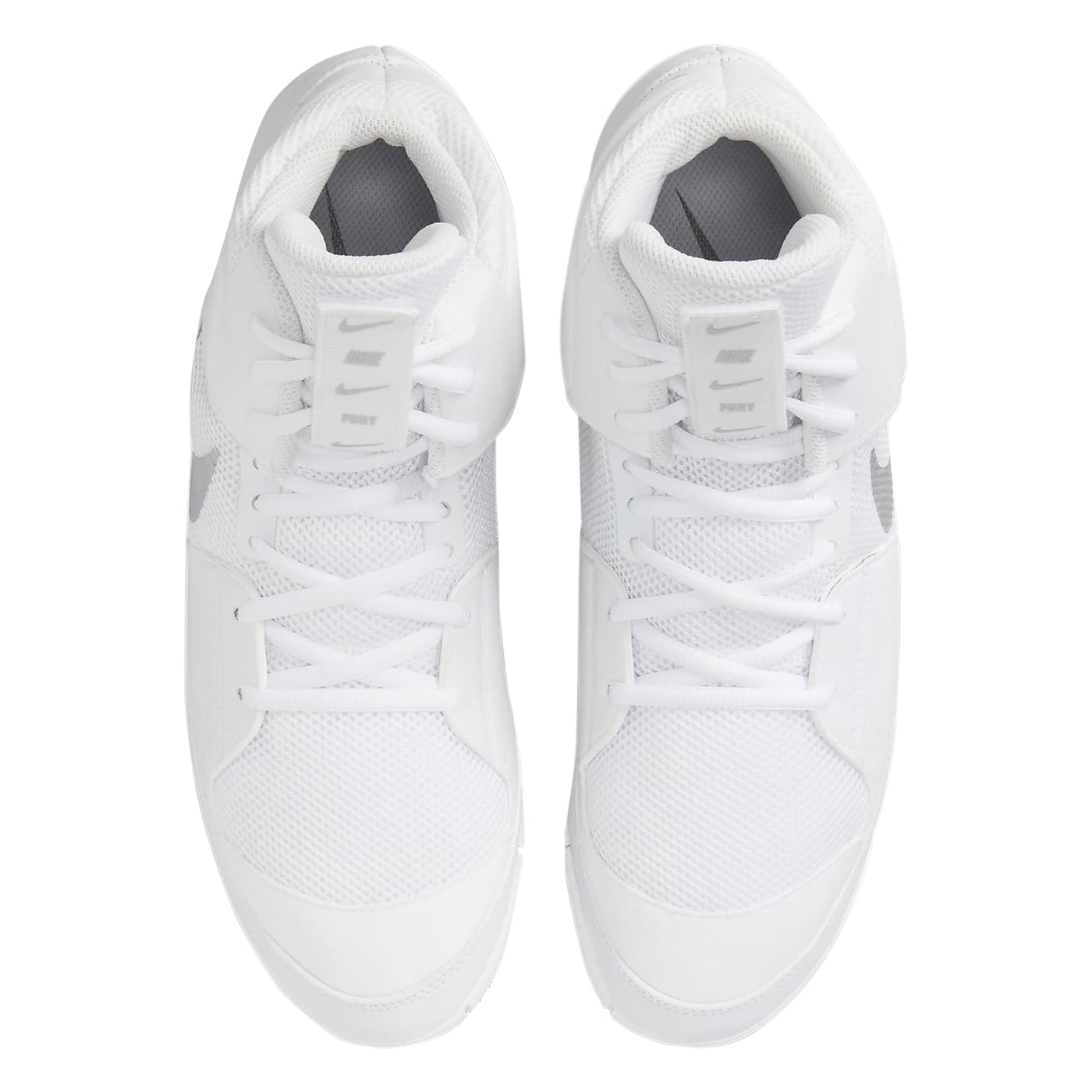 variant:White/Silver::Nike Fury Boots top view