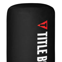 variant:black::TITLE Boxing AquaAir Freestanding Heavy Bag closeup of top