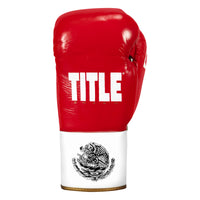 variant:Red/White/Gold::TITLE Boxeo Pro Fight Gloves front view