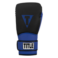 variant:Black/Blue::TITLE Boxing Conquest Training Gloves front view