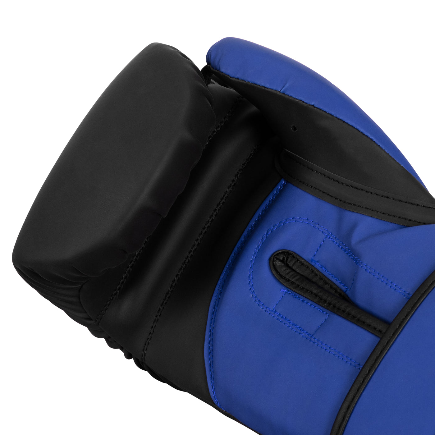 variant:Black/Blue::TITLE Boxing Conquest Training Gloves palm view