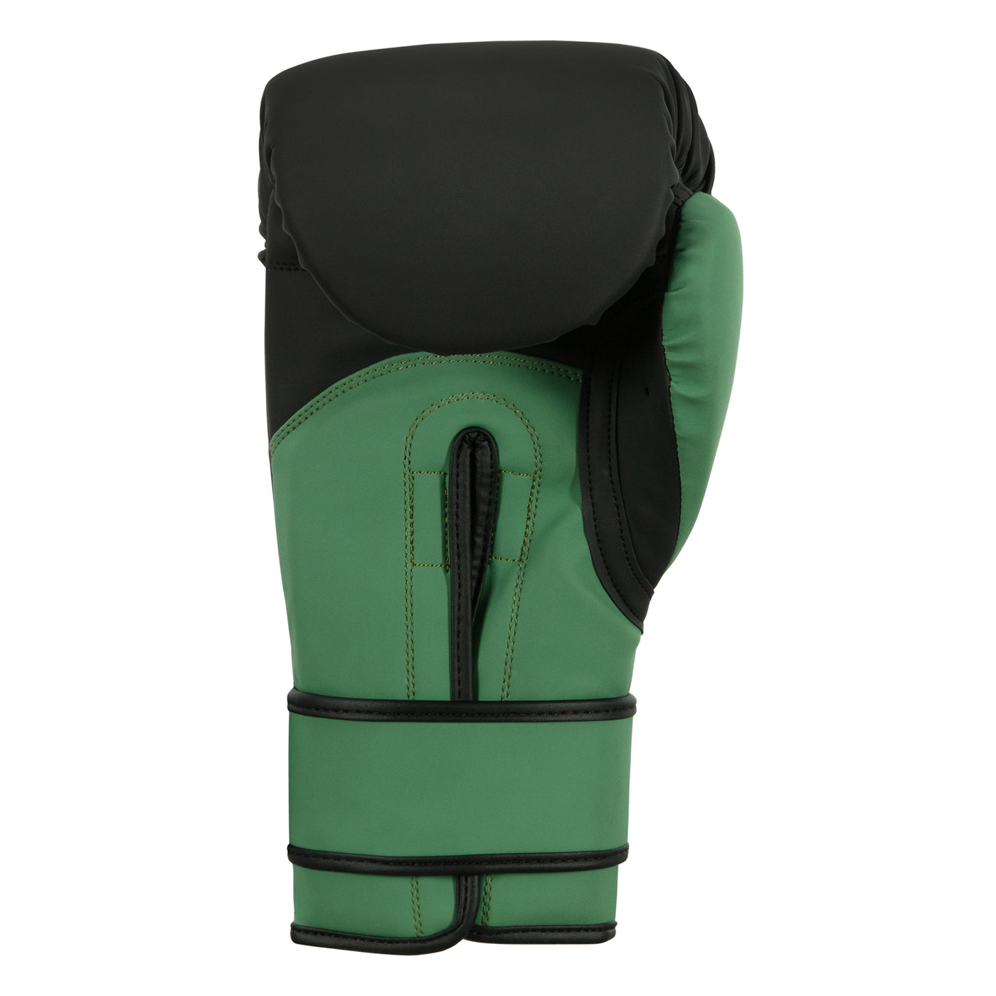 variant:Black/Green::TITLE Boxing Conquest Training Gloves back view