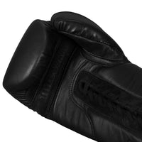 variant:black::TITLE Black Lace Sparring Gloves 2.0 palm view