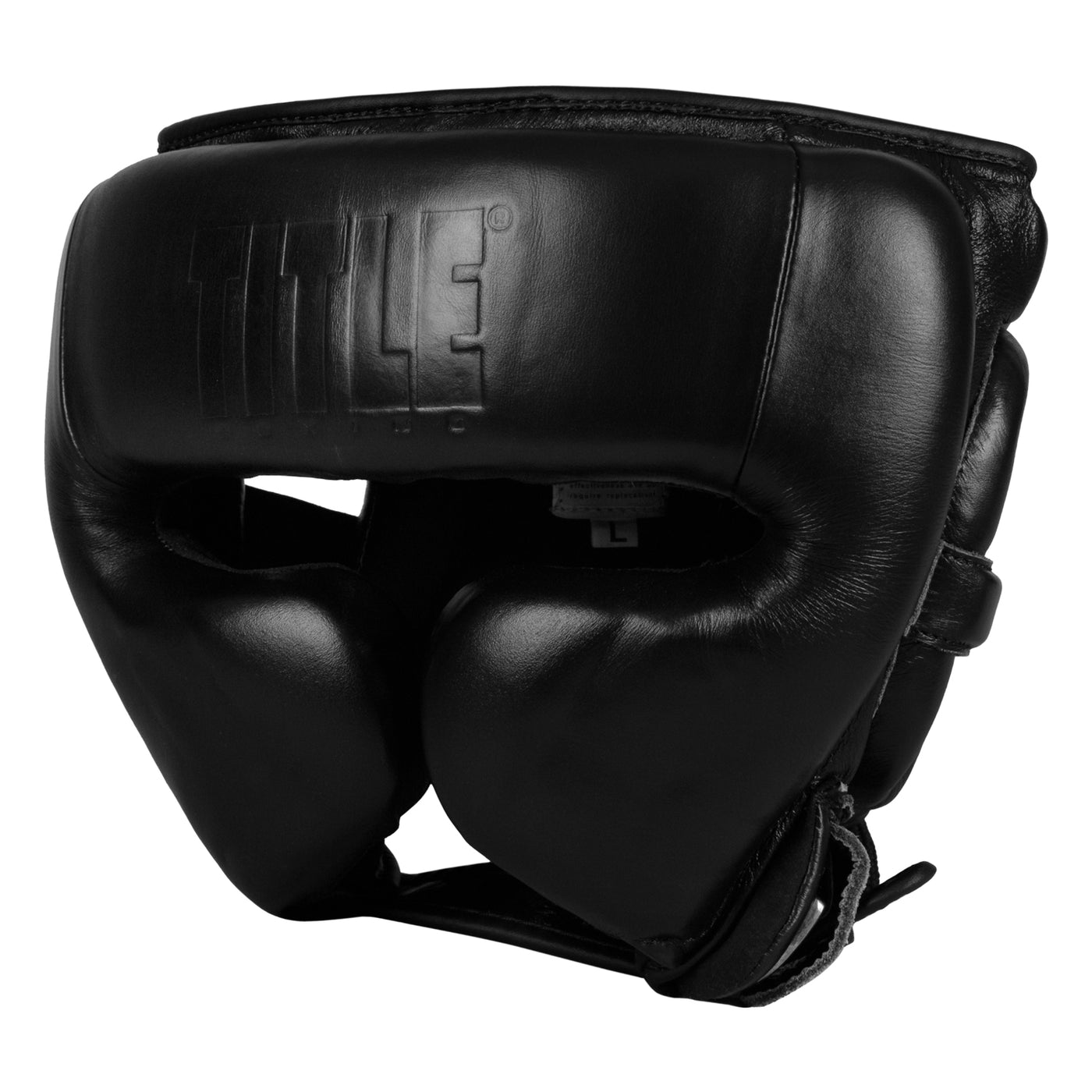 color:black::TITLE Boxing Pro Sparring Headgear main view