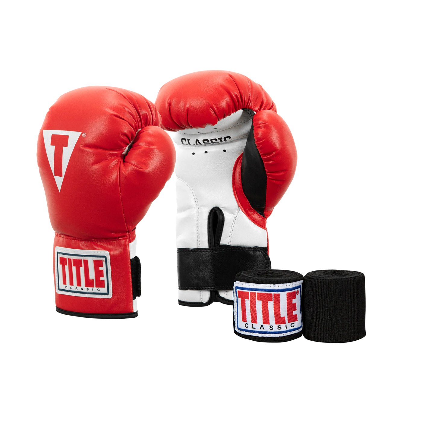 color:Red::TITLE Classic Kid & Youth Boxing Gloves 2.0 main view