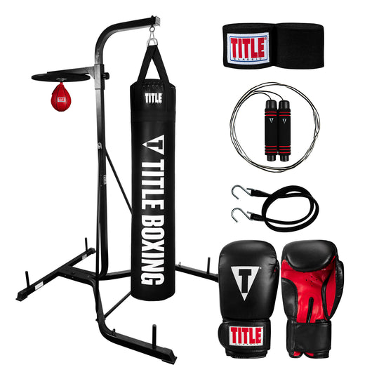 TITLE Boxing Heavy Bag & Speed Bag Training Bundle