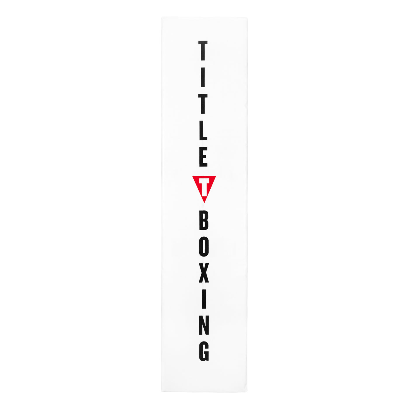 variant:red/white/blue::TITLE Boxing Ring Post Pads 3.0 front view of white