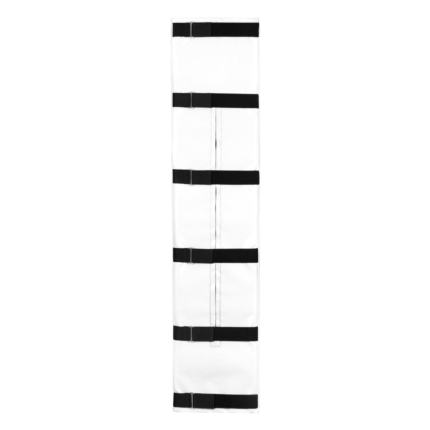 variant:red/white/blue::TITLE Boxing Ring Post Pads 3.0 back view of white