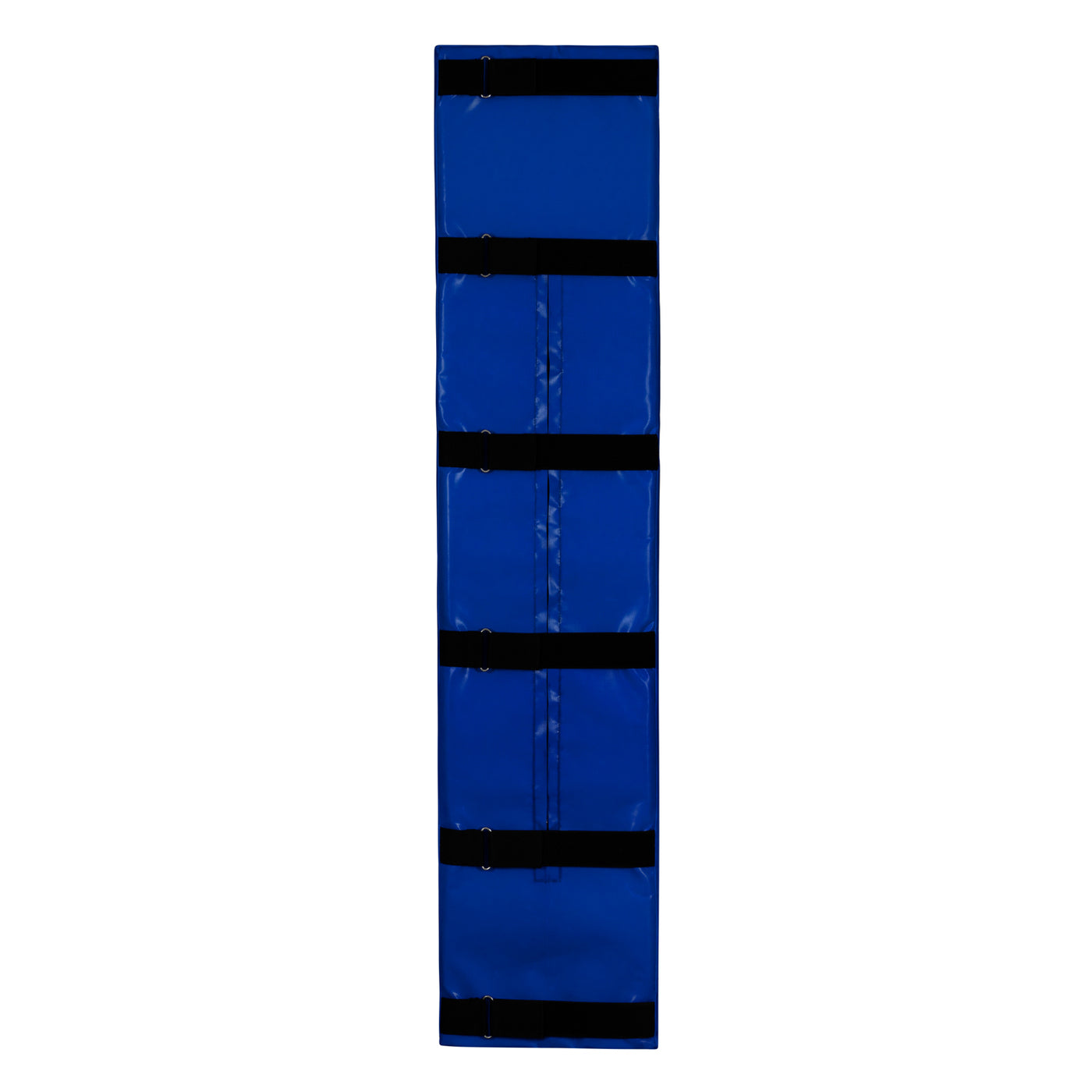 variant:red/white/blue::TITLE Boxing Ring Post Pads 3.0 back view of blue