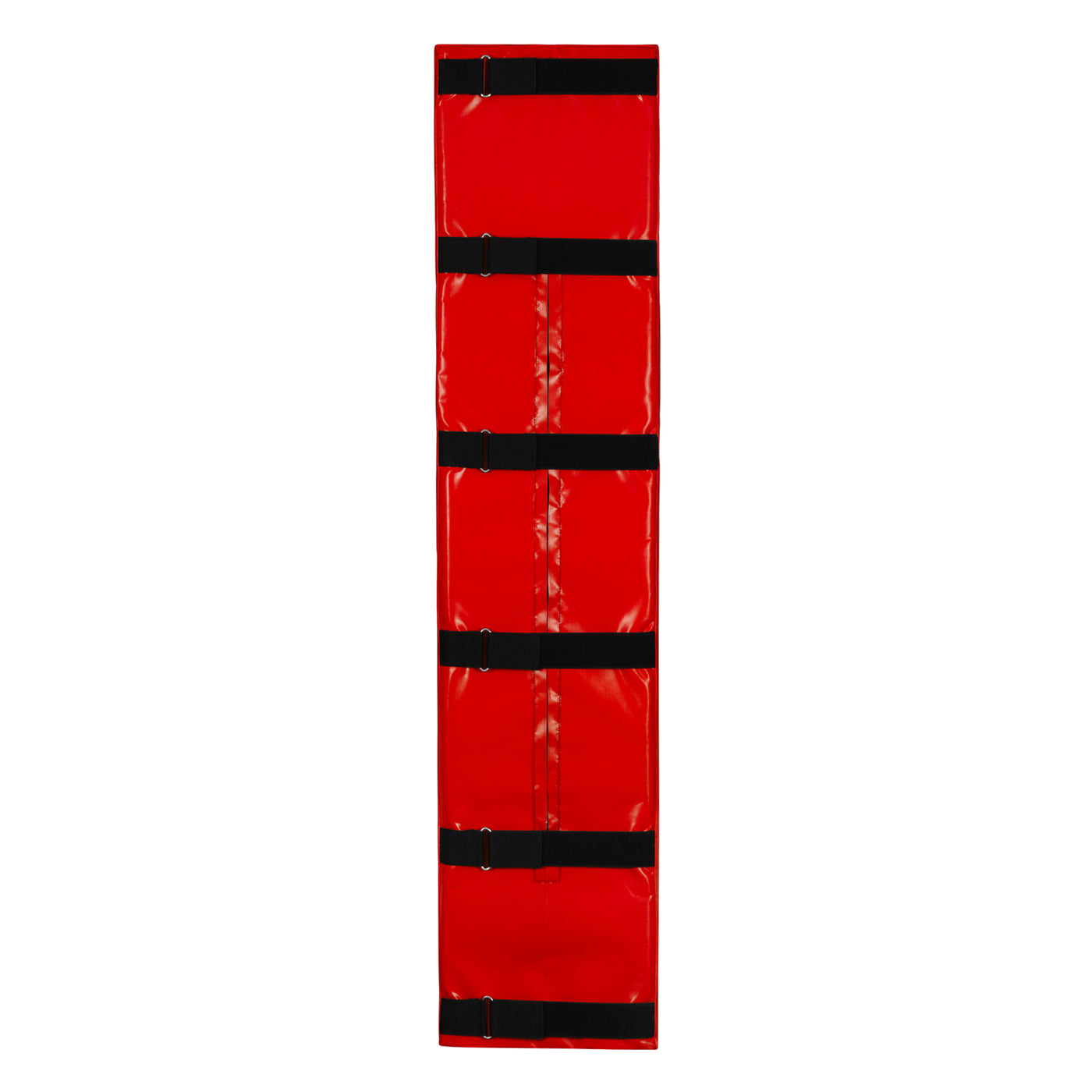 variant:red/white/blue::TITLE Boxing Ring Post Pads 3.0 back view of red