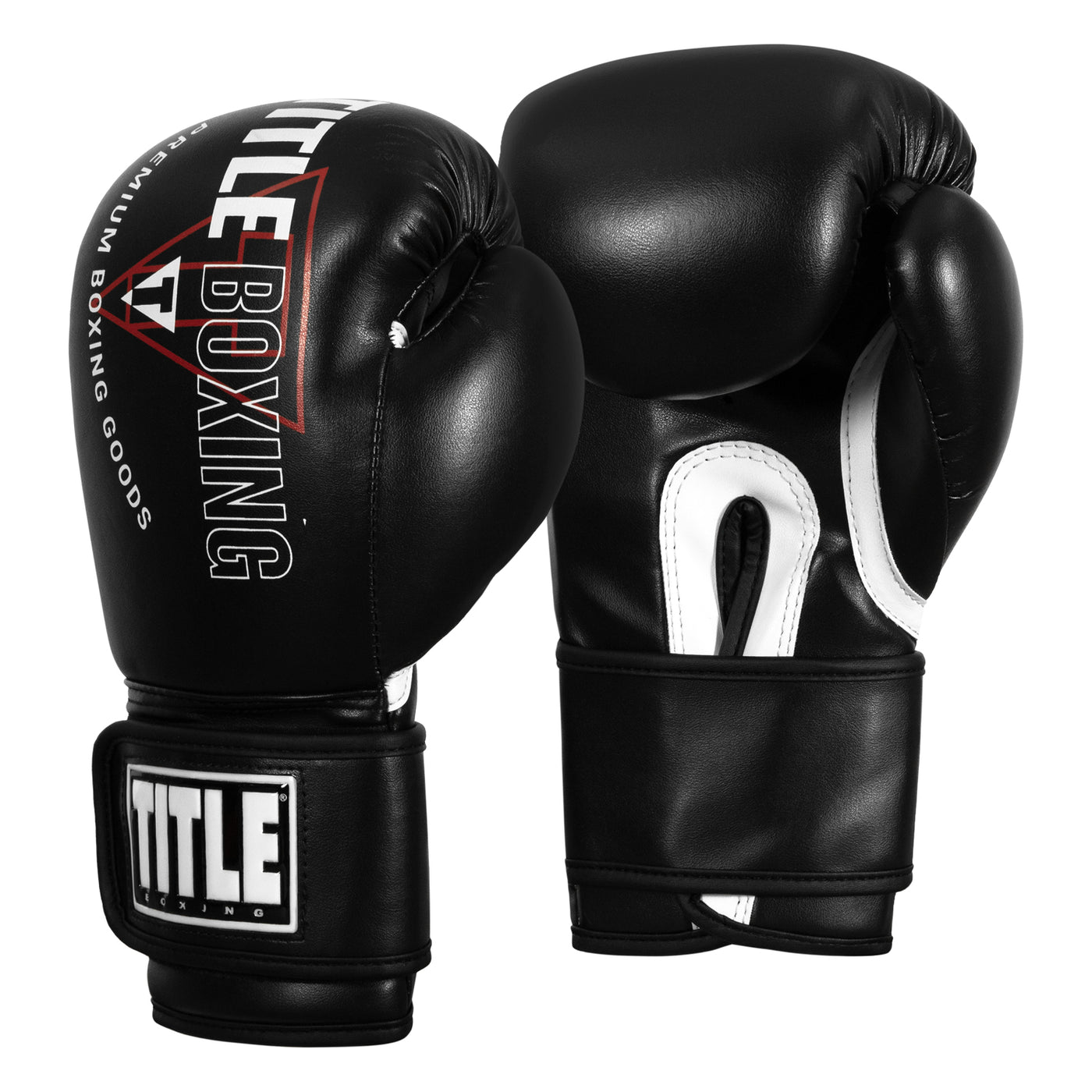 variant:black::TITLE Boxing Peak Bag Gloves side by side view