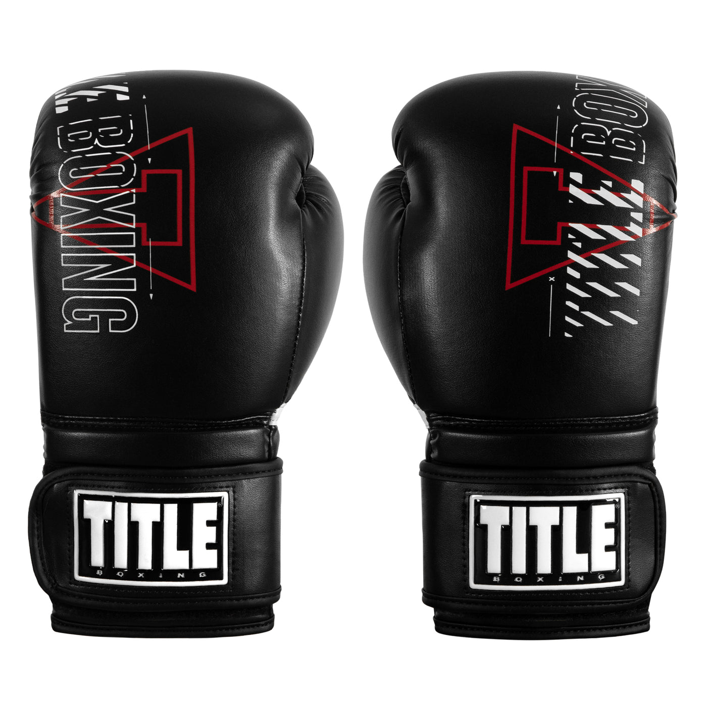 variant:black::TITLE Boxing Peak Training Gloves side by side view
