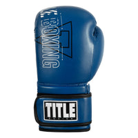 variant:Blue::TITLE Boxing Peak Training Boxing Gloves single glove view