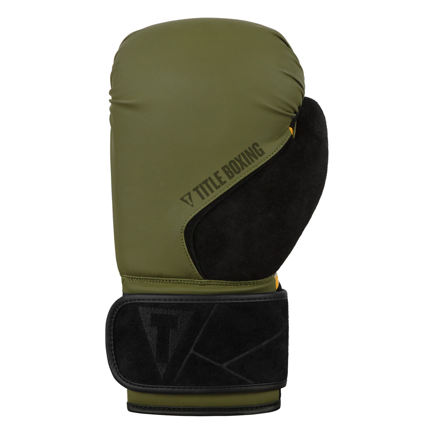 variant:green::TITLE Boxing Ultra Bag Gloves single glove back view