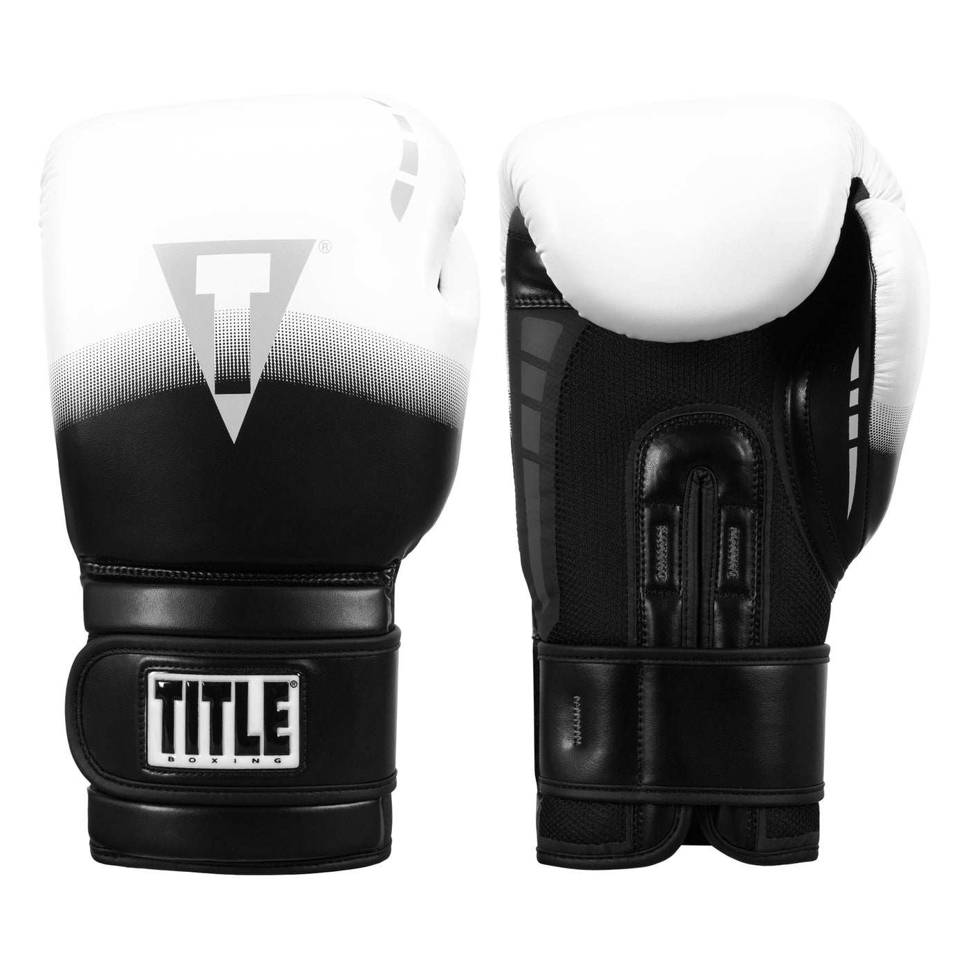 color:black/white::TITLE Boxing Rush Training Gloves main view
