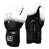 variant:black/white::TITLE Boxing Rush training gloves side view