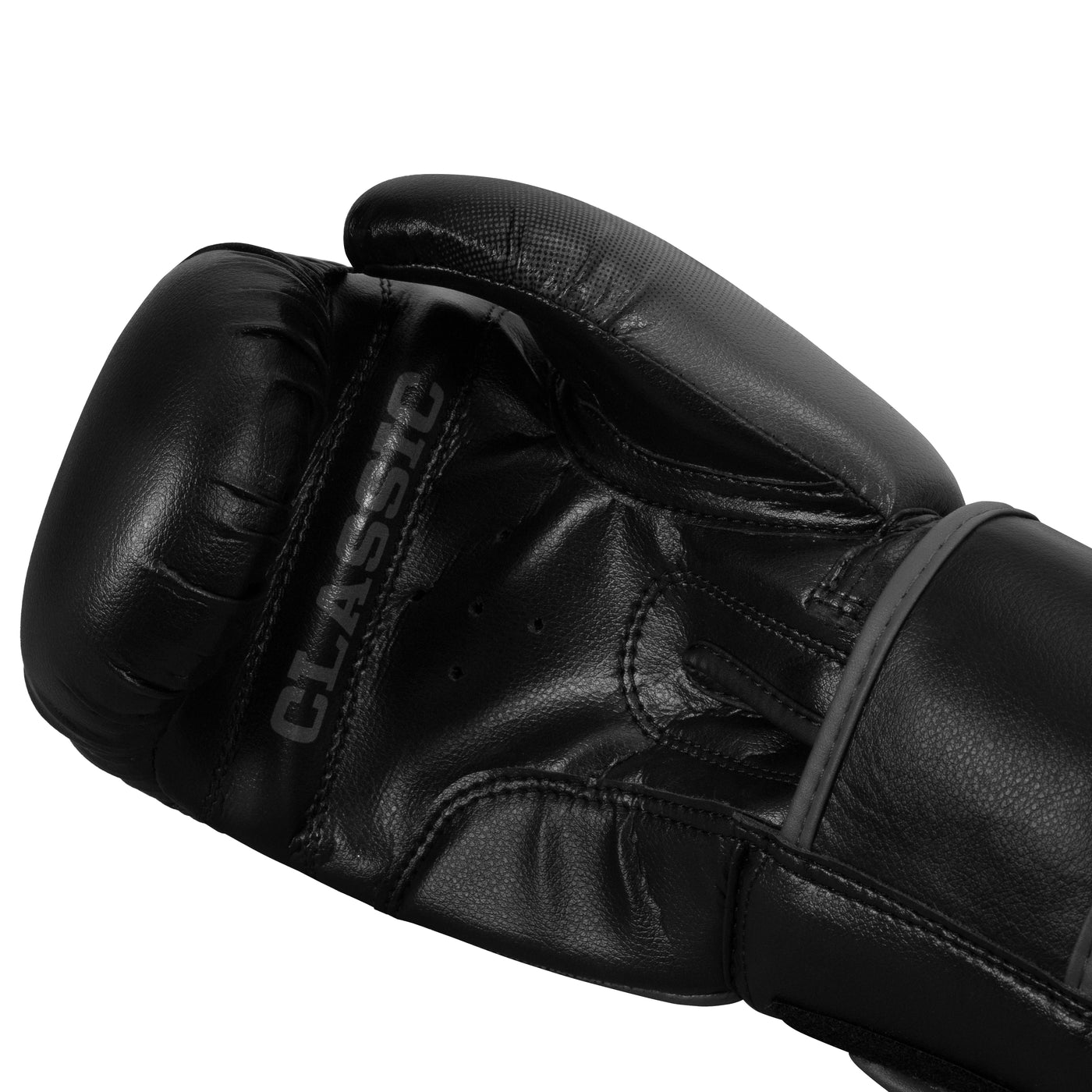 variant:Black/Dark Grey::TITLE Classic Crusade Boxing Gloves palm view