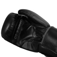 variant:Black/Dark Grey::TITLE Classic Crusade Boxing Gloves palm view