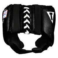 variant:black::TITLE Classic USA Boxing Competition Headgear- With Cheeks back view