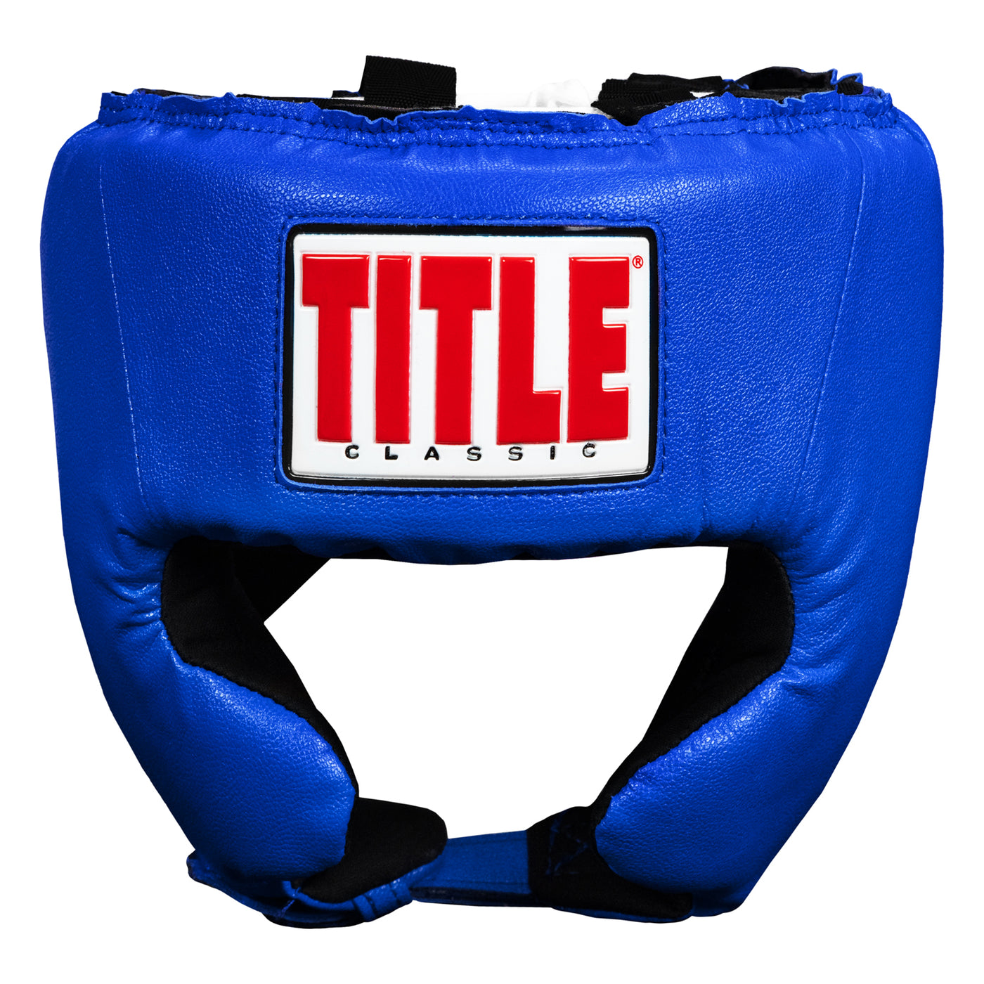 variant:blue::TITLE Classic USA Boxing Competition Headgear – With Cheeks front view