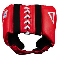 variant:red::TITLE Classic USA Boxing Competition Headgear-With Cheeks back view