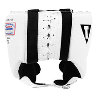 variant:white::TITLE Classic USA Boxing Competition Headgear-With Cheeks back view