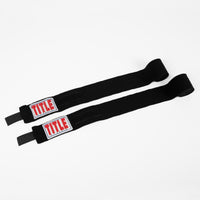 variant:black::TITLE Classic Advanced 108" Hand Wraps V2 unrolled pair view