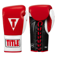 color:Red/White/Black::TITLE Classic Pro Fight Gloves main view