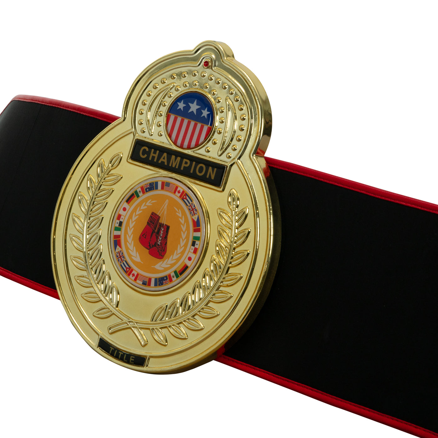 variant:lifestyle::TITLE Boxing Old School Title Belt side view