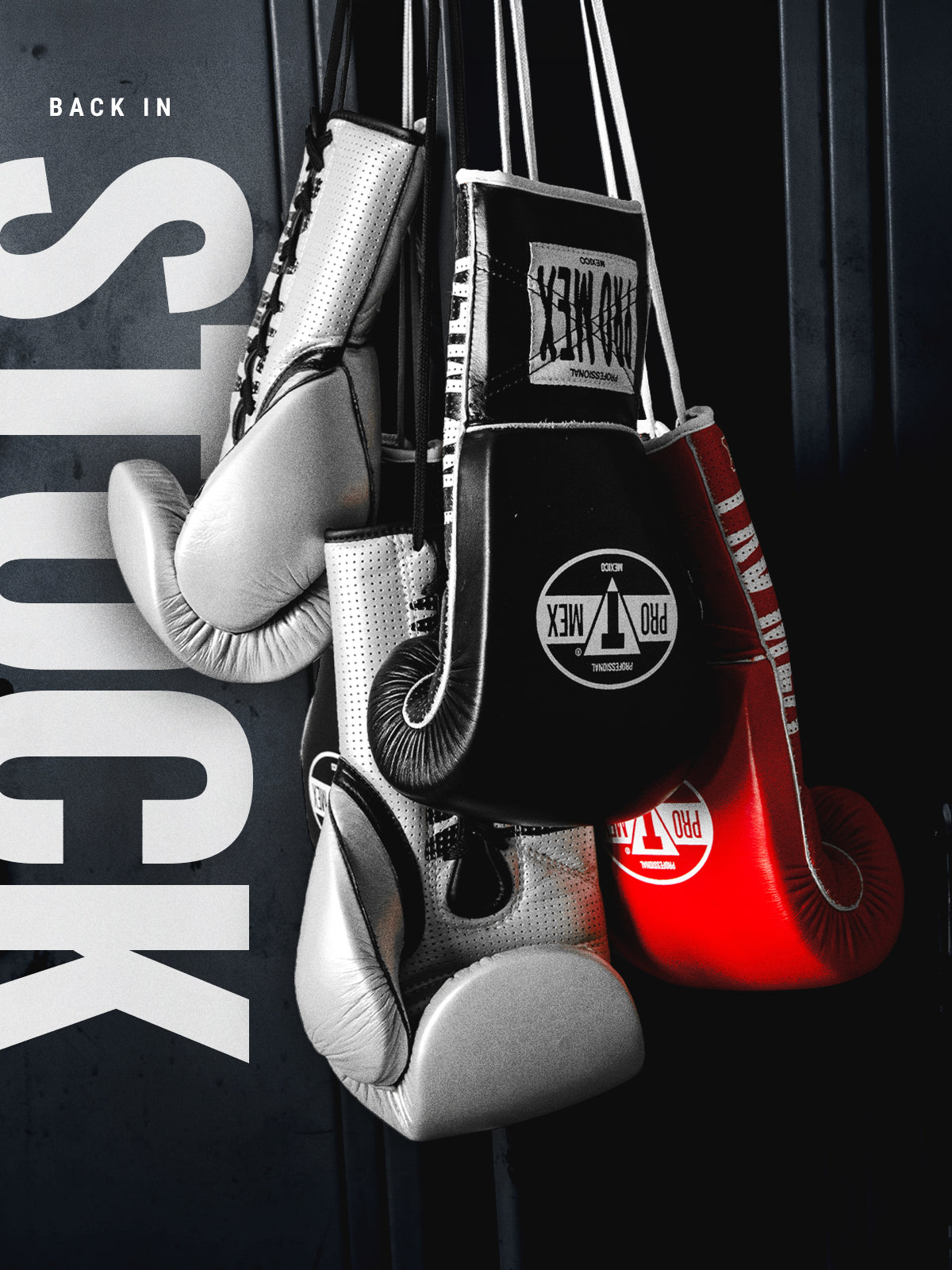 lace training gloves hanging together