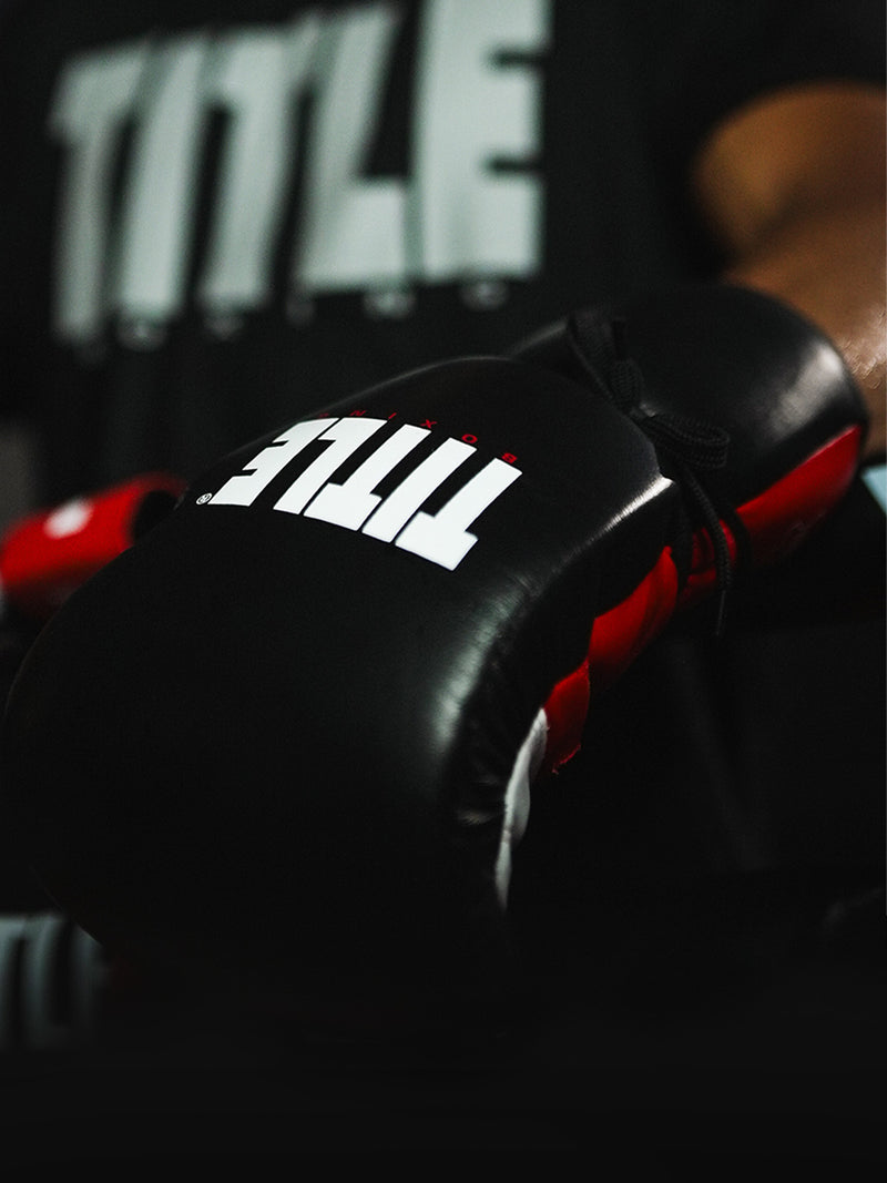 TITLE Boxing training gloves