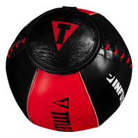 variant:black/red::TITLE Boxing Deluxe King Cobra Infused Foam Reflex Bag 2.0 top view