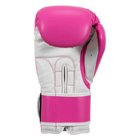 variant:pink/white::TITLE Classic Pro Style Training Gloves 3.0 single glove palm view