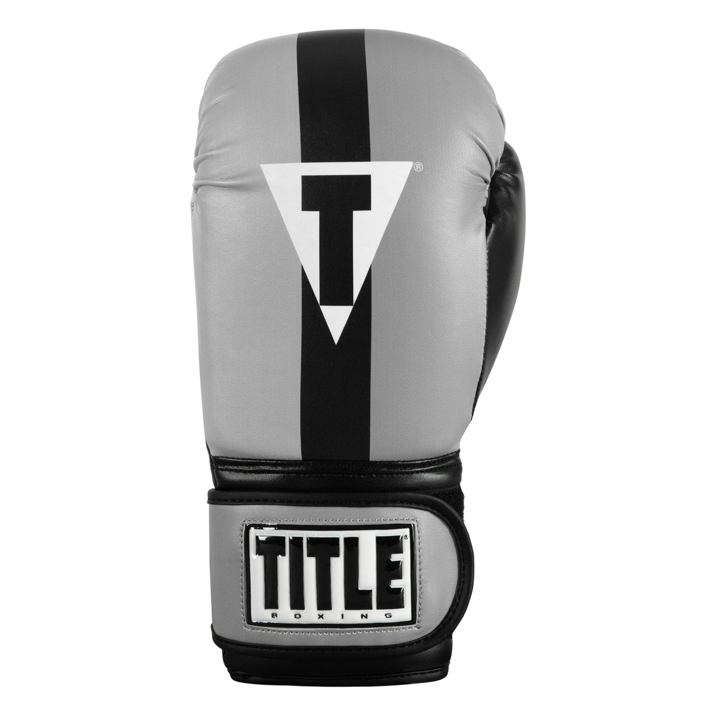variant:Light Black/Grey::TITLE Boxing World Bag Boxing Gloves single glove back view