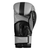 variant:Light Black/Grey::TITLE Boxing World Bag Boxing Gloves single glove palm view